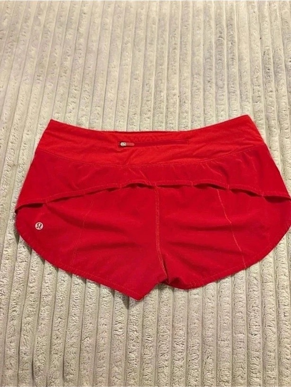 Lululemon Speed Up Dark Red Athletic Shorts